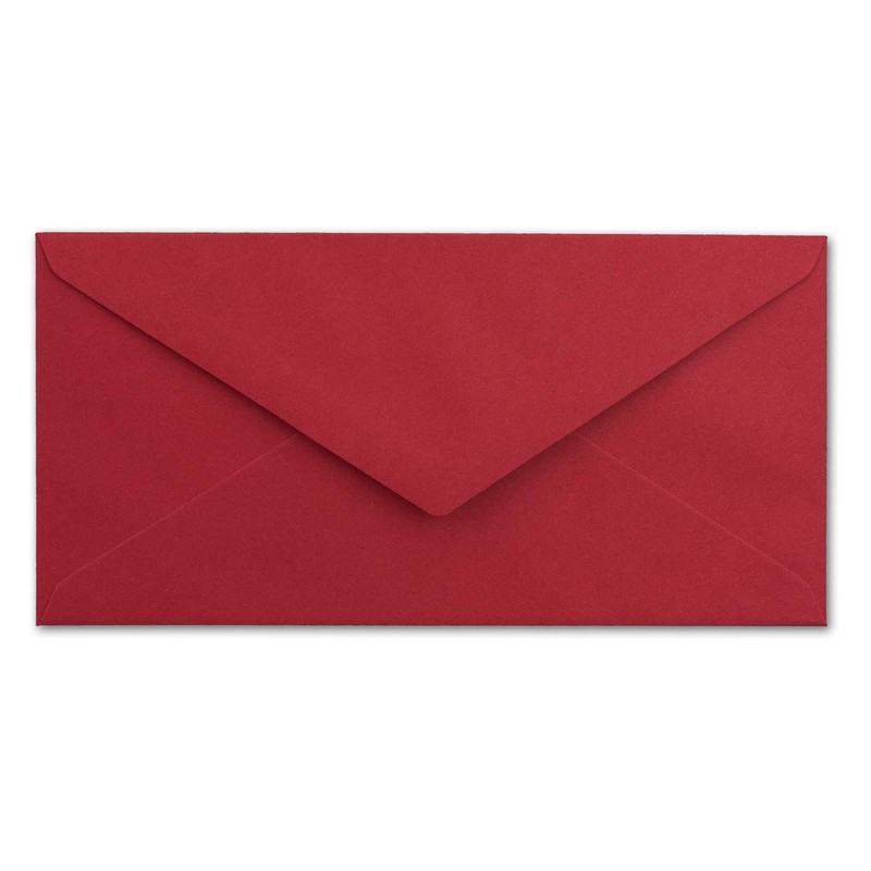 Envelopes size DIN Long, gummed, wet seal, Gold / Silver
