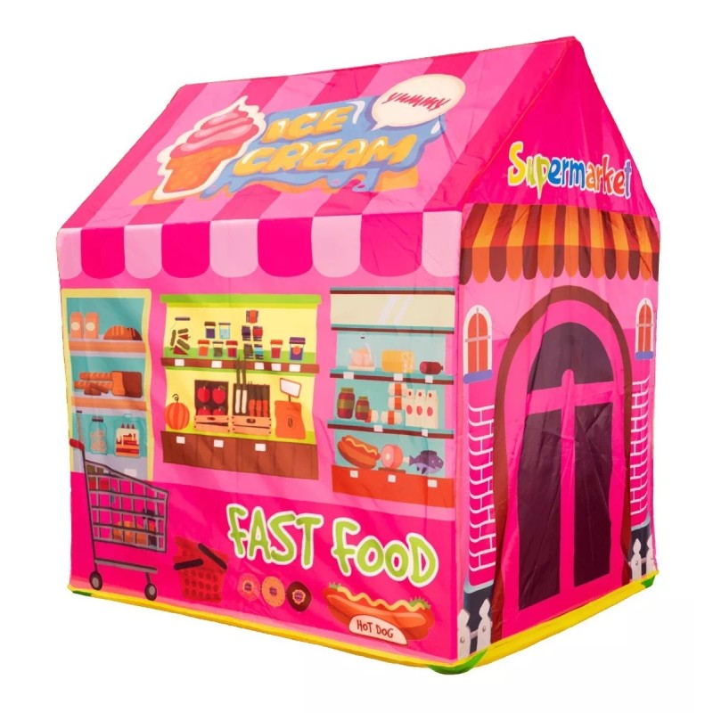 Muna Casita Tienda De Juegos Carpa Super Mercado Fácil De