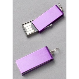 Premium Mini Purple Swivel USB Flash Memory Drive 32GB