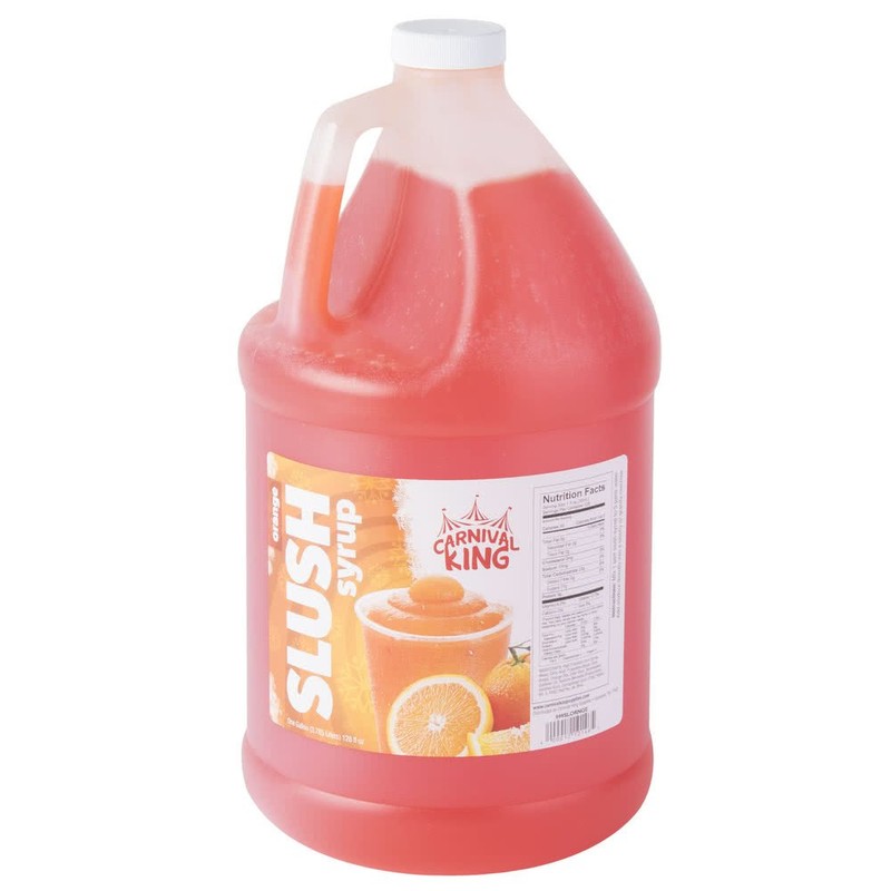 TableTop King 1 Gallon Orange Slushy Syrup