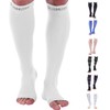 Doc Miller Open Toe Compression Socks for Men & Women,