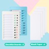 Aleric 2 Pieces Chore Chart for Kids to do List