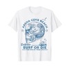 Arena Cove Beach Surfing Girl Pacific Ocean Surfboard Men's T-Shirt,