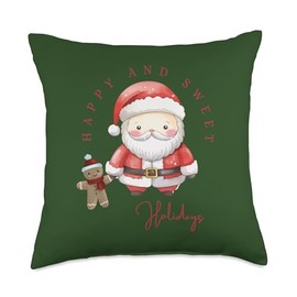 Happy and sweet holiday. Throw Pillow