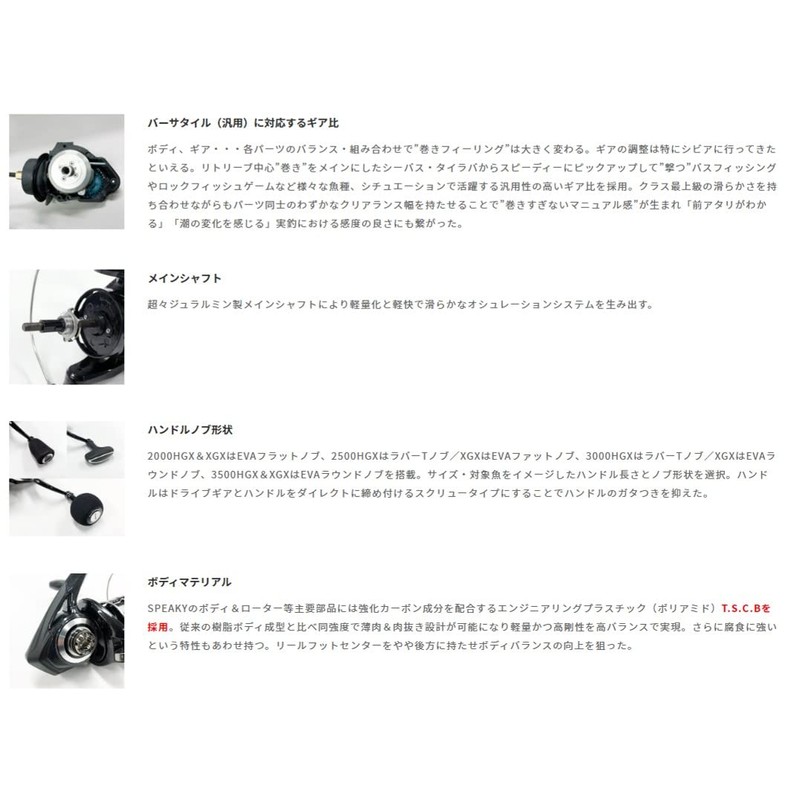 Tailwalk Reel Speaky Speaky 2000HGX
