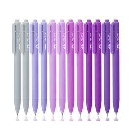 Mr. Pen- Retractable Gel Pens, 12 Pack, Black Ink, Lavender Legacy Barrel Gel Pens, Gel Pens Fine Point 0.5mm, Retractable Pens, Cute Pens, Gel Ink Pens, Aesthetic Pens for Journaling Fine Tip Pens