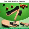 Windspeed 4+1 Pool Table Brush Set, Wood Billiards Pool Table
