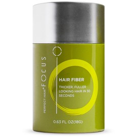 Hair Fibers for Thinning Hair - Volumizing Hair Fillers Are an Undetectable Instant & Safe Root Cover Up - Natural Keratin Protein Adds Texture to Sparse Hair - 18g / 0.63oz (Dark Brown)