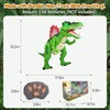 eBigValue RC Dinosaur Toy with Walking, Roar Sound & LED