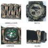 Survival Military Digital Watch,Outdoor Camping Survival Watch Multi Functional Bracelet