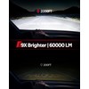 Torchbeam H4 LED Bulbs, 9003/HB2 Fog Light, 6000K Cool White,