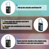 Diyife TSA Luggage Locks, [Updated Version][4 Packs] 4-Digit Security Padlock,