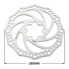 Teyssor 140mm 160mm 180mm 203mm Bike Disc Brake Rotor with 6 Bolts Fit for Road Bike Mountain Bike BMX MTB