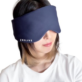 Relive Eye Mask [For Spring and Summer] Mesh Type with Storage Bag for Restful Sleep, Fatigue Eye Protection, Relive Shirt Series