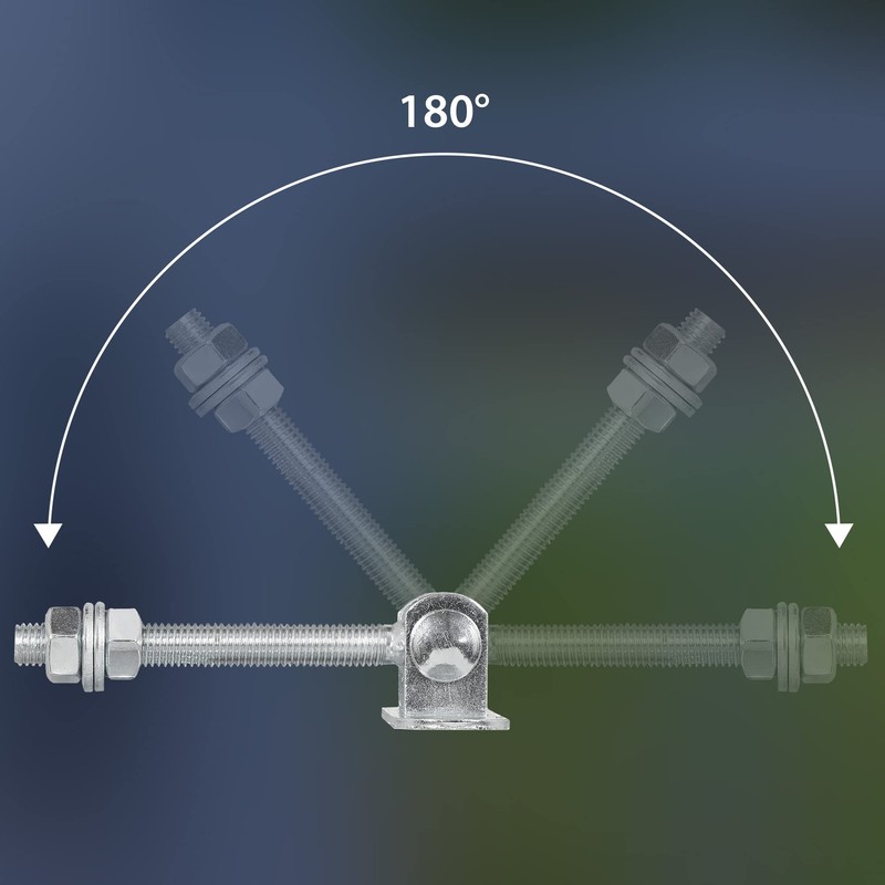 KOTARBAU® Set of 2 Adjustable Gate Hinges M12 The Perfect