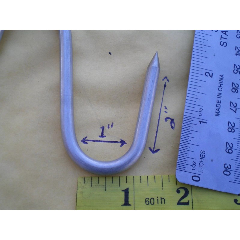 HAND MADE 12 PCS. HEAVY DUTY STAINLESS STEEL MEAT/POULTRY S