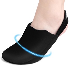 Hilph Cooling Cuff Foot, Heat and Cold Therapy Cooling Socks Foot Ice Booty for Broken Toes, Plantar Fasciitis, Tendonitis, Swelling, Bunions, Black