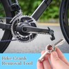 Yiqicomle Bike Crank Removal Tool Crank Adjusting Cap Extractor Compatible