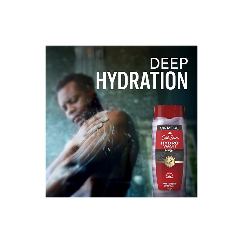 Old Spice Body Wash for Men Moisturizing Hydro Wash, Swagger