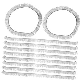 Outanaya 30Pcs Doll Eyelashes Strips Soft Fake Lashes for Doll Making Lengths Natural Comfortable Doll Accessories