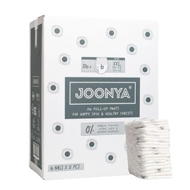 Joonya Pull-Up Pants Baby Diapers, Size 6 XXL (33+ lb) - 6 Bags of 21 (126) - NonToxic, Eco-Friendly, Ultra Slim, Overnight Use - Made in Denmark