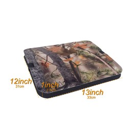 mydays Hunting Seat Cushion, Camo Foam Mat, Stadium Seat Pad with Adjustable Strap, Moisture Proof Sitting Pad, Great for Outdoor Sports, Adventure Field, Camping, Picnic and Fishing (Camo, 1 Pack)