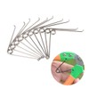 SimpleLife 10 Pieces V Shape Steel Compression Spring Gardening Scissors