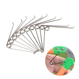 SimpleLife 10 Pieces V Shape Steel Compression Spring Gardening Scissors Accessories Tool