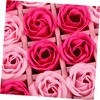 FOMIYES Real Rose Soap Flower Box Smooth Flowers for Birthday