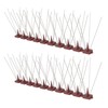 Bird Spikes 15 Feet Stainless Steel Pigeon Deterrent Spikes for