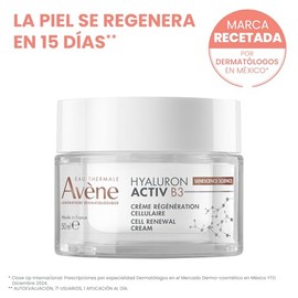 Avene Hyaluron Activ B3 Crema Facial, Regeneracin Celular con Niacinamida y Acido Hialuronico, Crema Hidratante Facial, Hidratacin Facial 24h,...     