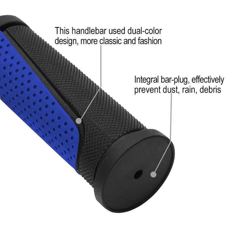 TOPCABIN Bike Grips Short Mini Bicycle Handlebar Grips Fit Many