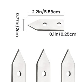 Commercial Can Opener Replacement Knife, 3 Pack Replacement Blade for #1 Can Opener, Compatible with Industrial Manual Can Openers, Easy to Replace