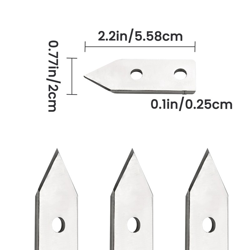 Commercial Can Opener Replacement Knife, 3 Pack Replacement Blade for