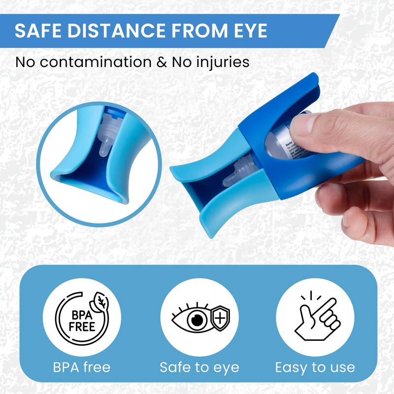 remedic Eye Drop Helper with Silicone Adapter – Accurate, One-Handed