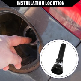 X AUTOHAUX 13580741 / Rear/Fuel Filler Funnel Part for Buick Enclave 2018-2022 / Durable/Plastic / 1 Pcs/Black