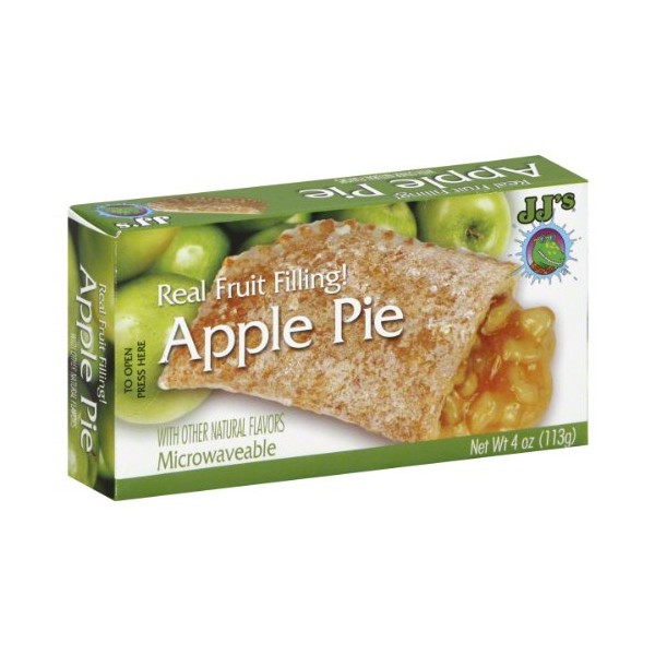 JJ's Bakery Lightly Glazed Snack Pies 4oz (Pack of 6) (Apple)