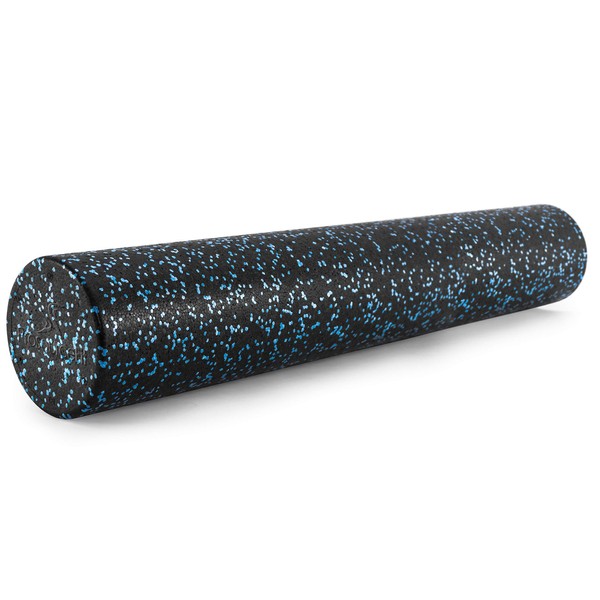 ProsourceFit High Density Speckled Black Foam Rollers, 36” for Myofascial Release, Pilates, Trigger Point Massage and Muscle Therapy