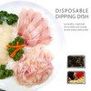ICSTM Disposable Sauce Dishes, 100 pcs Plastic Disposable Dipping Sauce