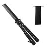 RICHDMI Butterfly Comb, Butterfly Comb, Foldable Pocket Comb, Foldable Metal