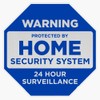 Home Security System Sign Vinyl Sticker Waterproof Bumper Sticker Laptop