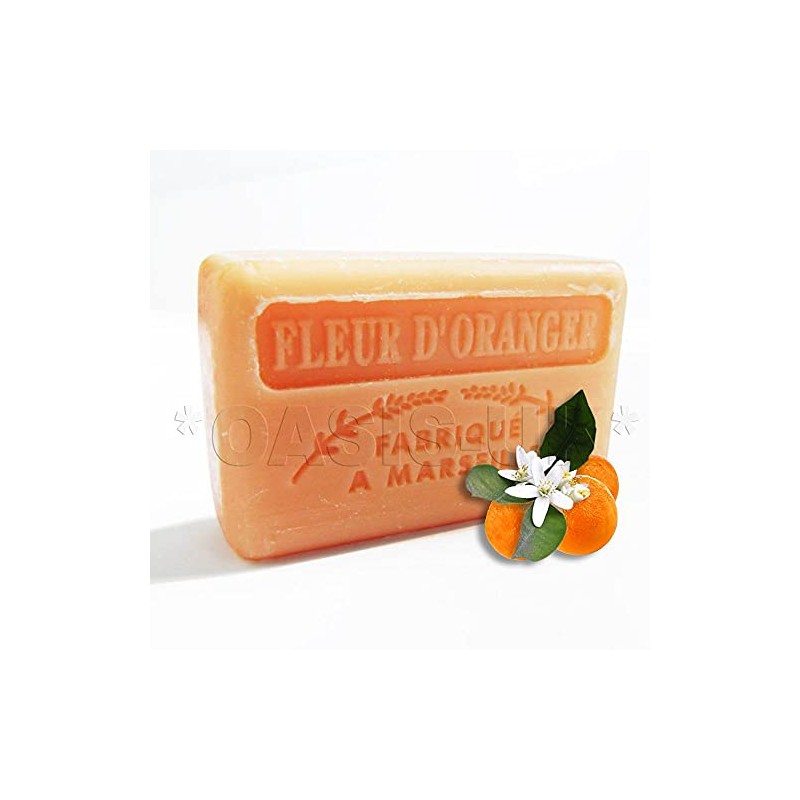 125g Savon De Marseille Soap - Orange Flowers (fleur de