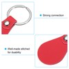 PATIKIL 10pcs Leather Key Holder Kit PU Leather Key Fob