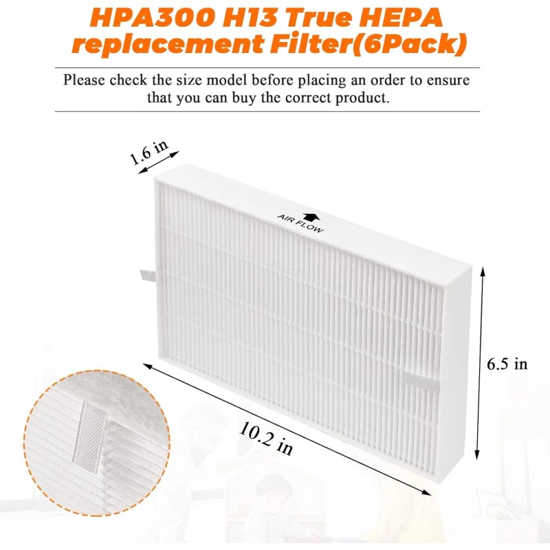 MIXX UNIQ 300 HEPA Filter Replacement-HP
