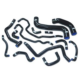 TT Racing Silicone Radiator Silicone Hose Kit For SUBARU IMPREZA WRX STI GRB GRF STI10 Black