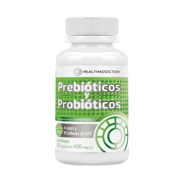 HEALTHADDICTION - Probióticos y Prebióticos – Fórmula Avanzada con 4