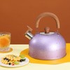 Water Kettle Stainless Steel Whistle Water Kettle Large Capacity Flat
