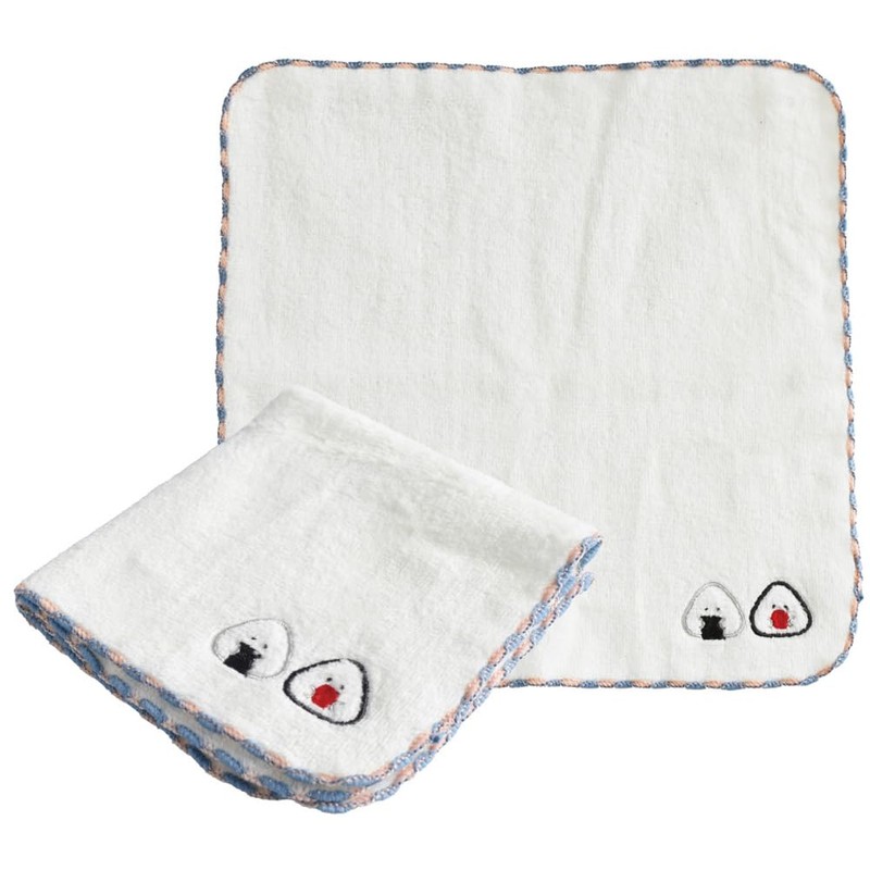 Ippinsha Gyutto Onigiri-san Nori Onigiri-san Hand Towel, Made in Japan,