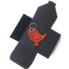 Beautiful Felt Key Ring Bird / Animal Light Brown