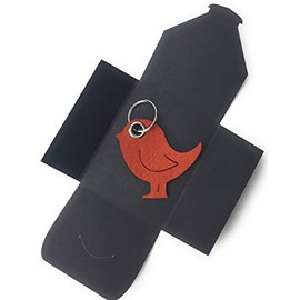 Beautiful Felt Key Ring Bird / Animal Light Brown
